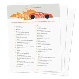 Family Friendly Action Movies