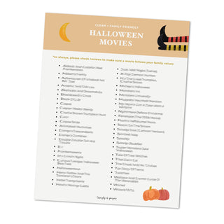 Family Friendly Halloween Movies